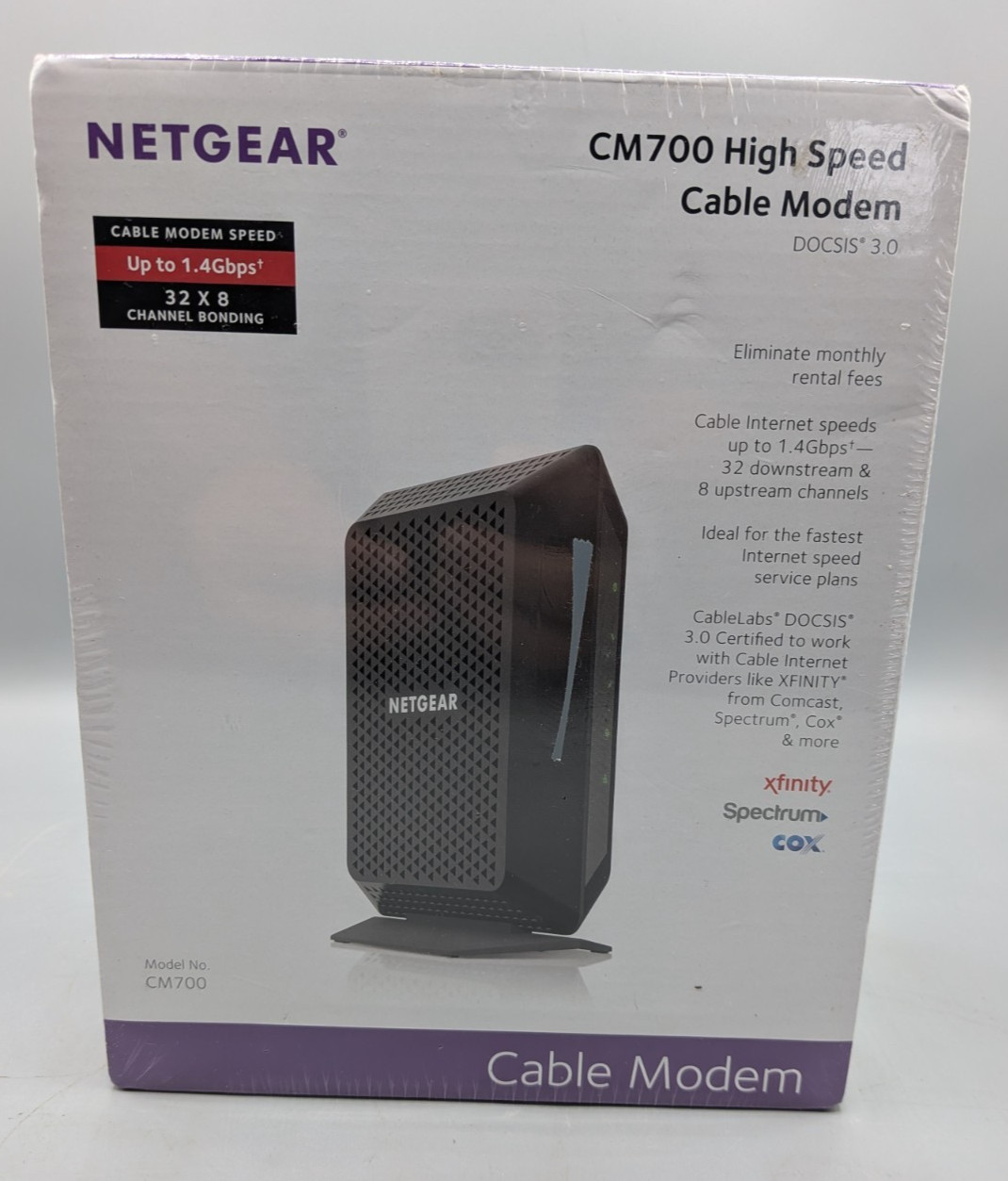 NETGEAR CM700 High Speed Cable Modem DOCSIS 3.0