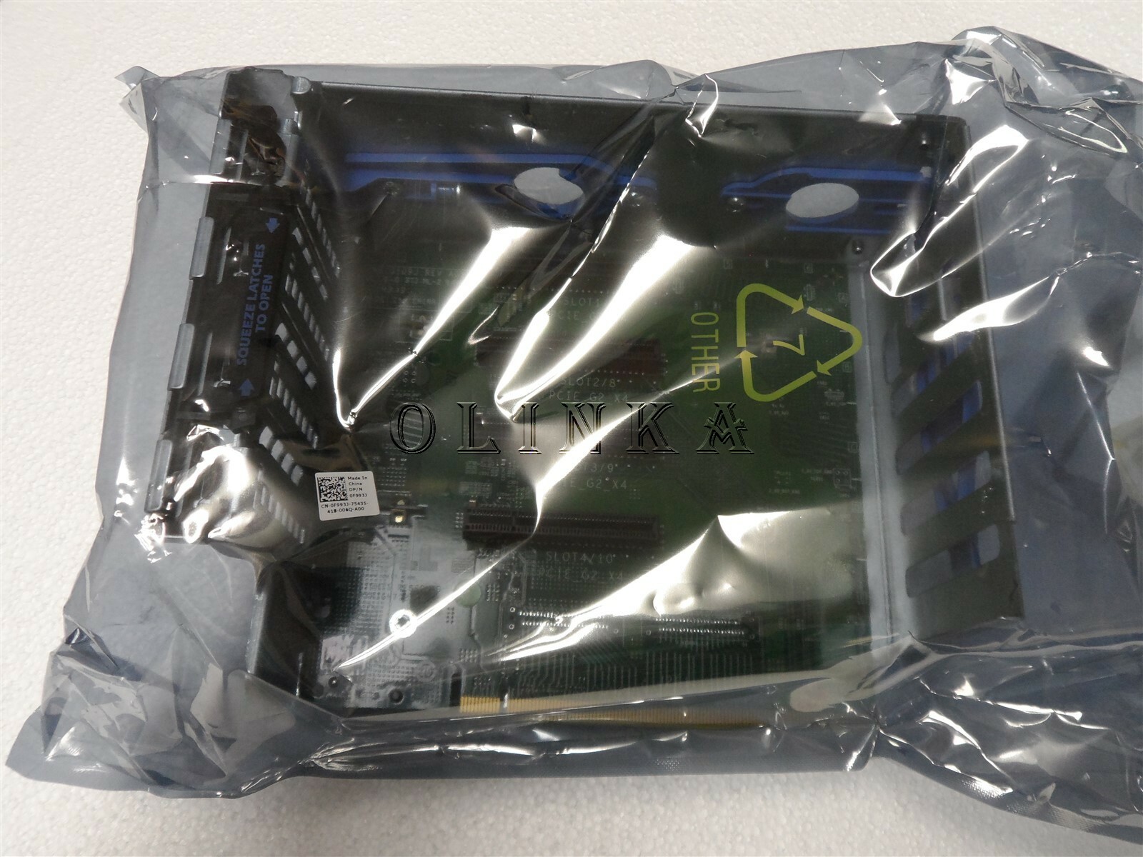 NEW DELL 4-SLOT LOW PROFILE PCI-E RISER BOARD POWEREDGE R910 SERVER CAGE F993J