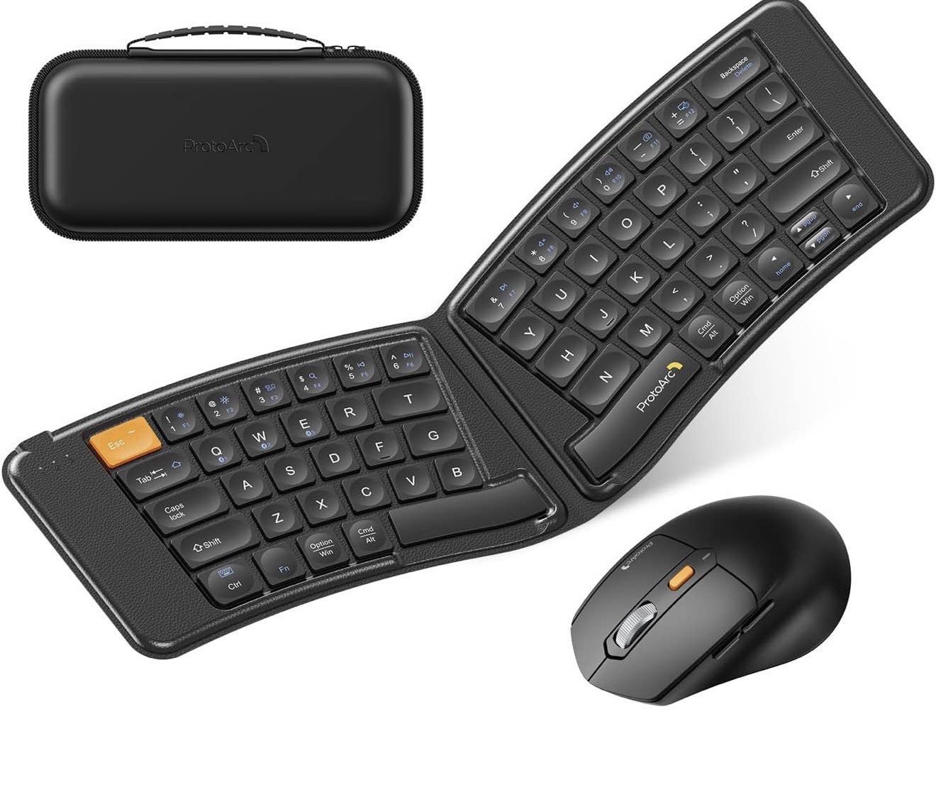 ProtoArc XKM03 Ergonomic Foldable Keyboard Mouse