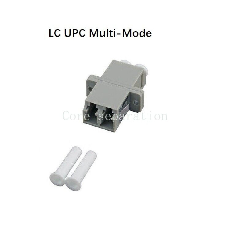 25Pcs LC to LC Multimode OM3 OM4 Duplex Fiber Optical Connector Flange Adapter