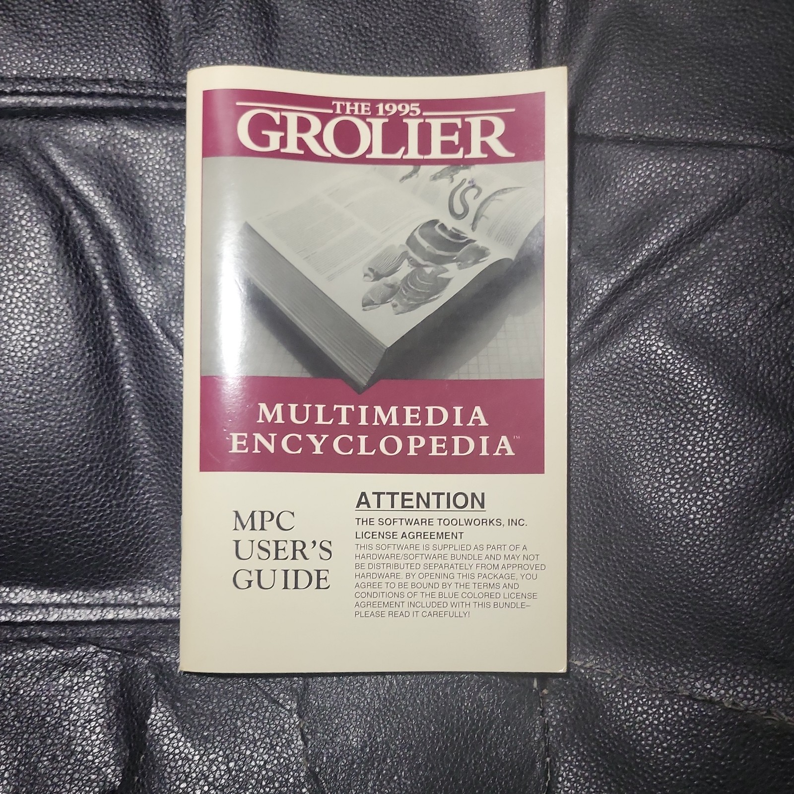 1995 Grolier Multimedia Encyclopedia For CDROM PC Computer W Guide, New