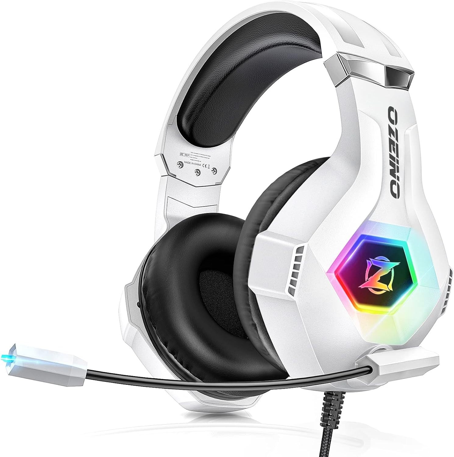 Comfortable Over-Ear Gaming Headset with Dynamic 50mm Drivers & Adjustable Fit