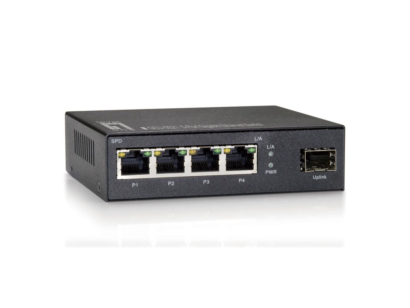 LevelOne GEU-0521 4GE + 1 GE SFP Switch ~E~