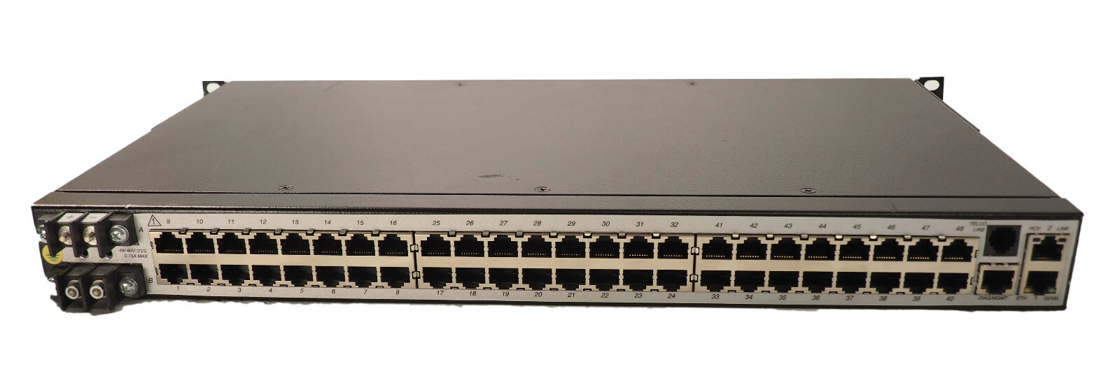 MRV LX-4048T-112DC 400-R0004 LB 4000T Series 48 Port DC Power