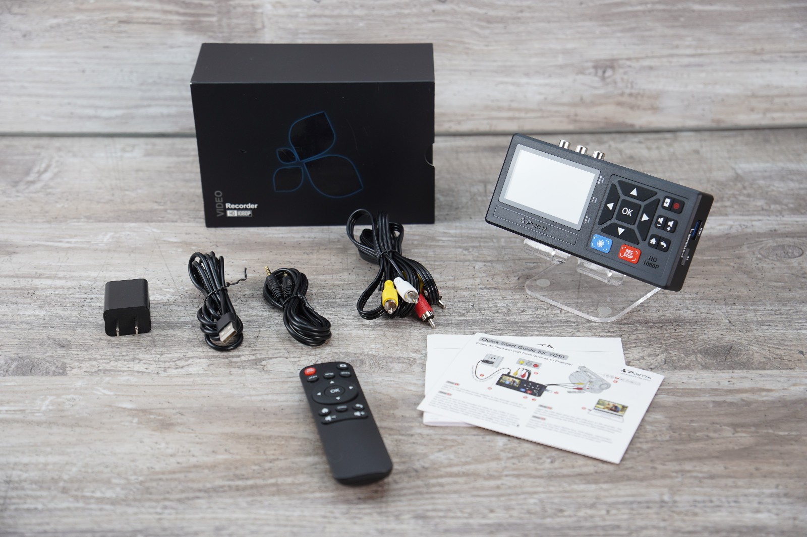 Portta Video Capture Box VD 10 Video Recorder - Used