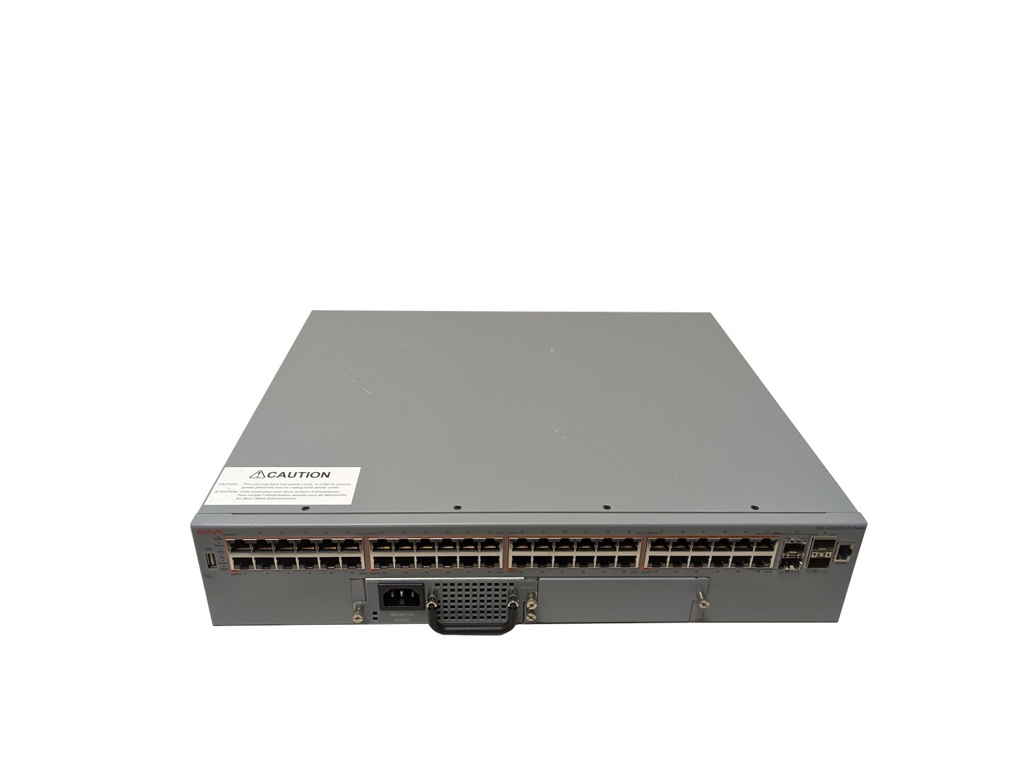 Avaya/Extreme  EC4400a03-e6-  VSP 4450GTX-HT-PWR+ VIRTUAL SERVICES PLATFORM POE+