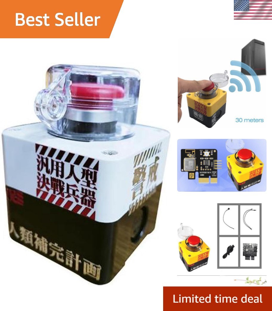 Wireless Desktop Power Button for PCLaptop Incompatible, Atomic Nuclear Bomb ...