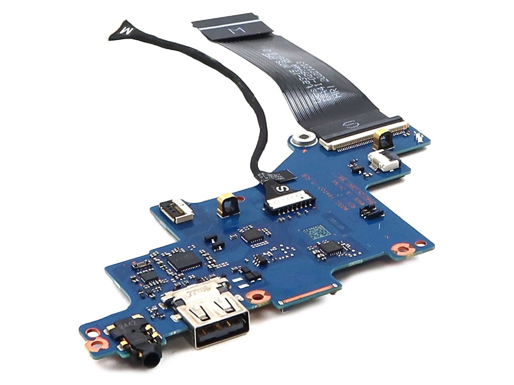 SAMSUNG GALAXY BOOK3 360 NP750QFG USB AUDIO SD I/O BOARD W/ CABLES BA92-24128A