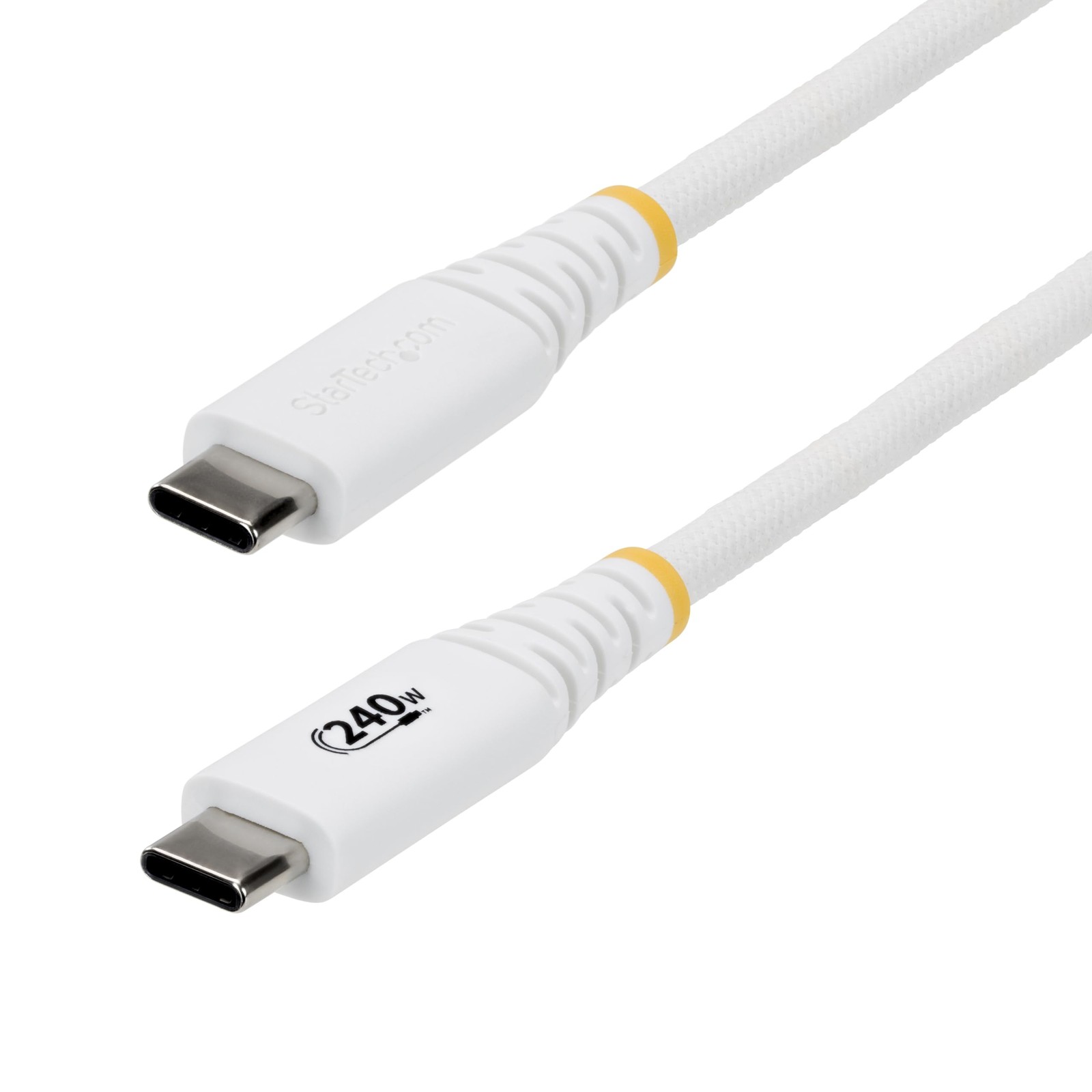 StarTech S2CEPR10FW USB-C Cable 10ft 240W PD EPR White