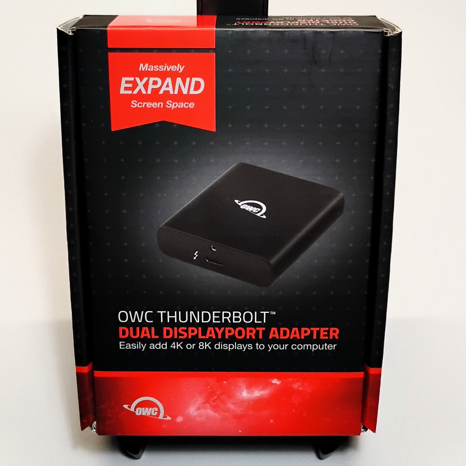 OWC Thunderbolt 3 Dual DisplayPort 1.4 Adapter - Add 4K/8K monitors to Mac/PC