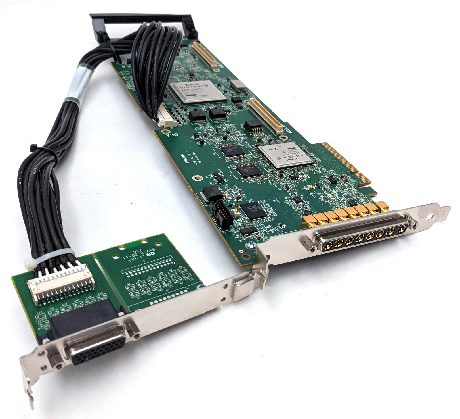 Matrox XMIO2/24/8K/S Multichannel SDI I/O Card w/ XMIO2/12/CBL Module - Working