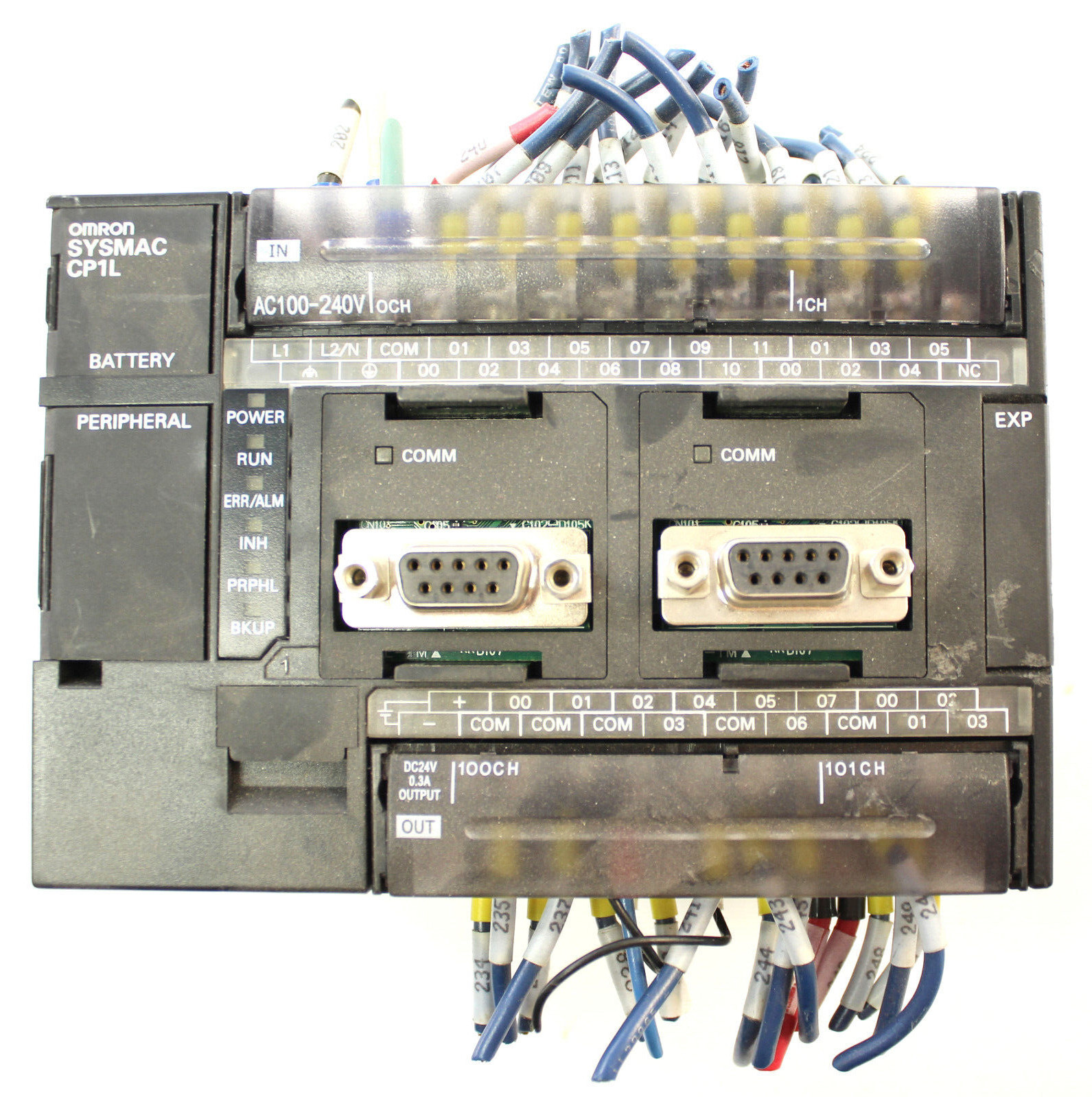 Omron Automation CP1L-M30DR-A CONTROL LOG 18 IN 12OUT 100-240V