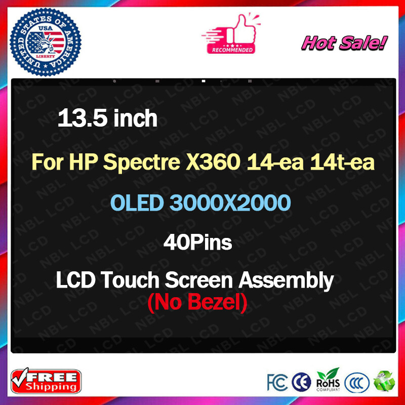 M22156-001 OLED LCD Touchscreen 13.5" for HP Spectre X360 14-ea 14t-ea 3000x2000