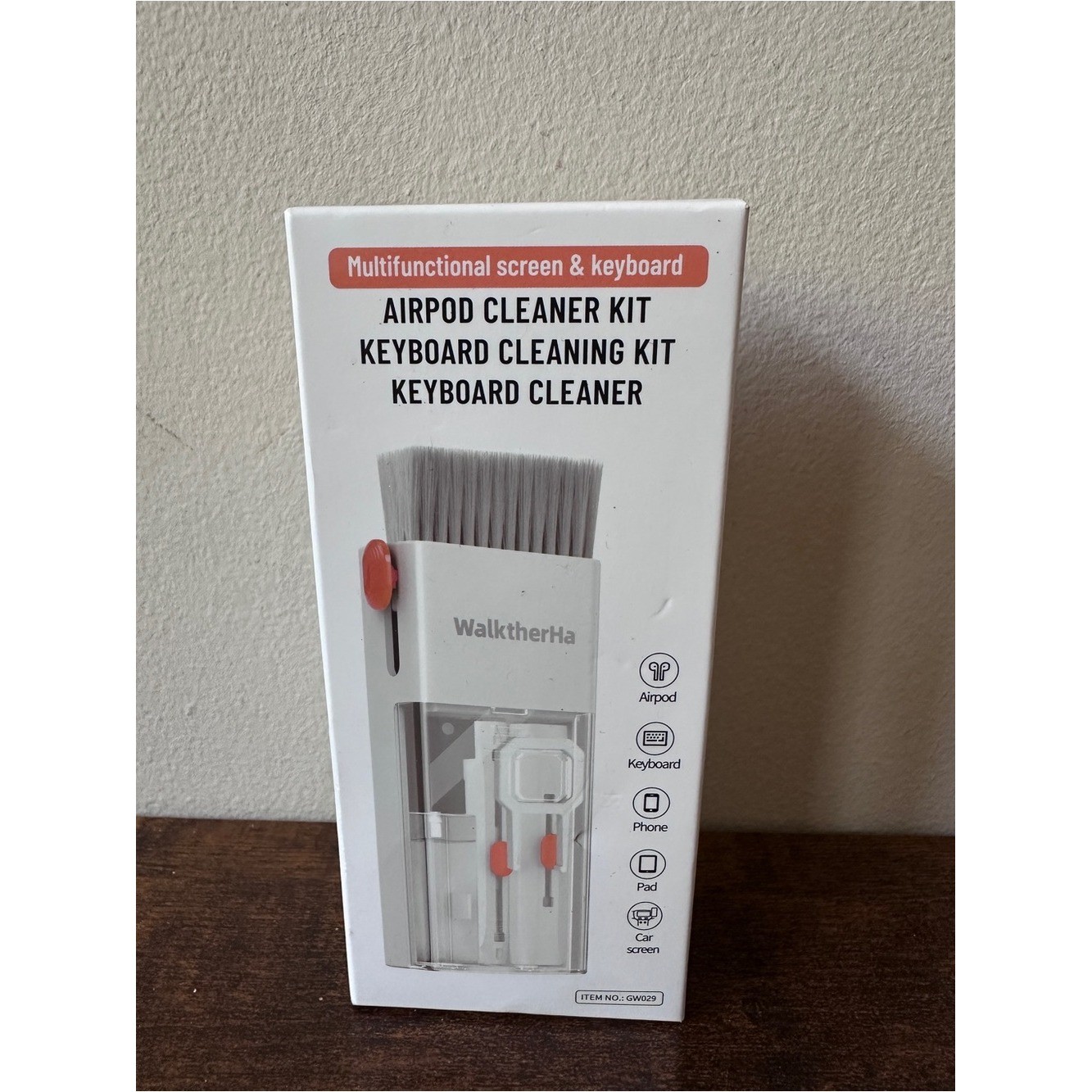 WalktherHa Airpod Keyboard Cleaning Kit Screen Cleaner Tool GW029 White