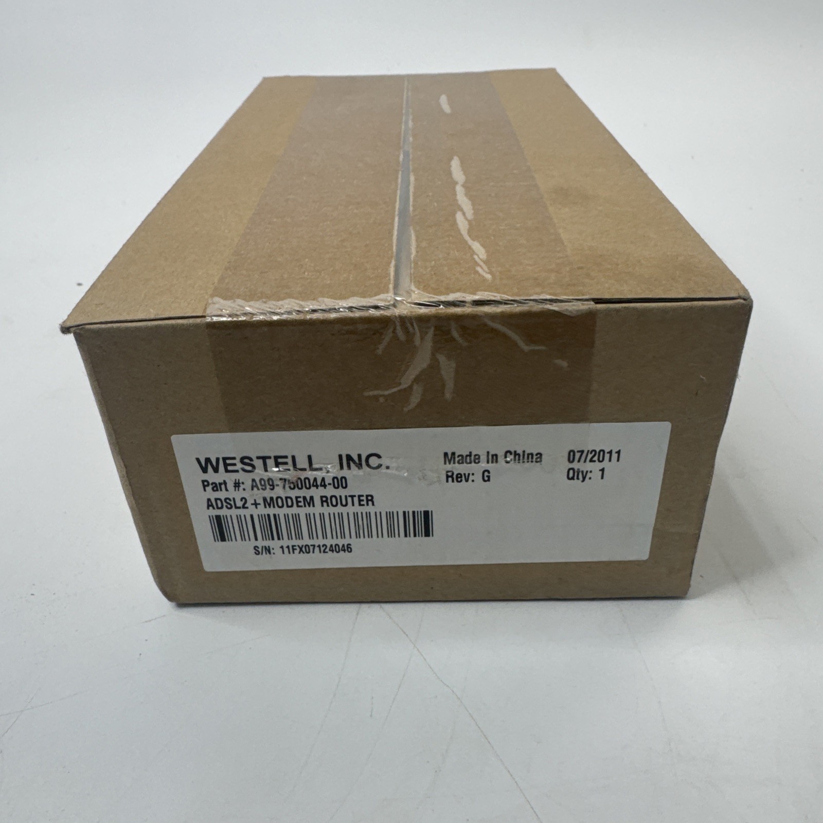 WESTELL  MODEM ROUTER M# A99-750044-00 ADSL2 + New