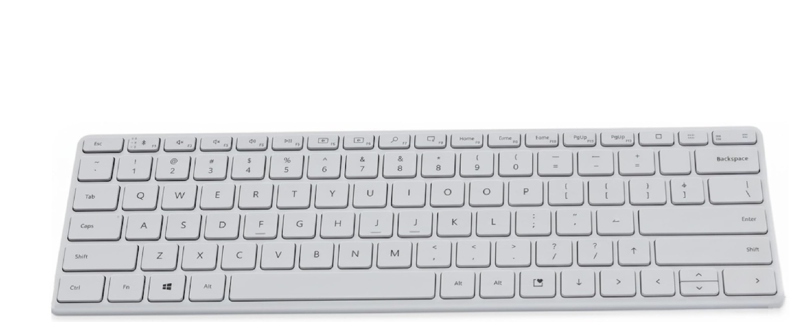 Microsoft Designer Compact Keyboard Ultra-Slim Portable Wireless Bluetooth