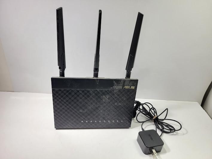 ASUS RT-AC1900P AC1900 Dual Band WiFi Router Wireless Gigabit Black 3-Antenna