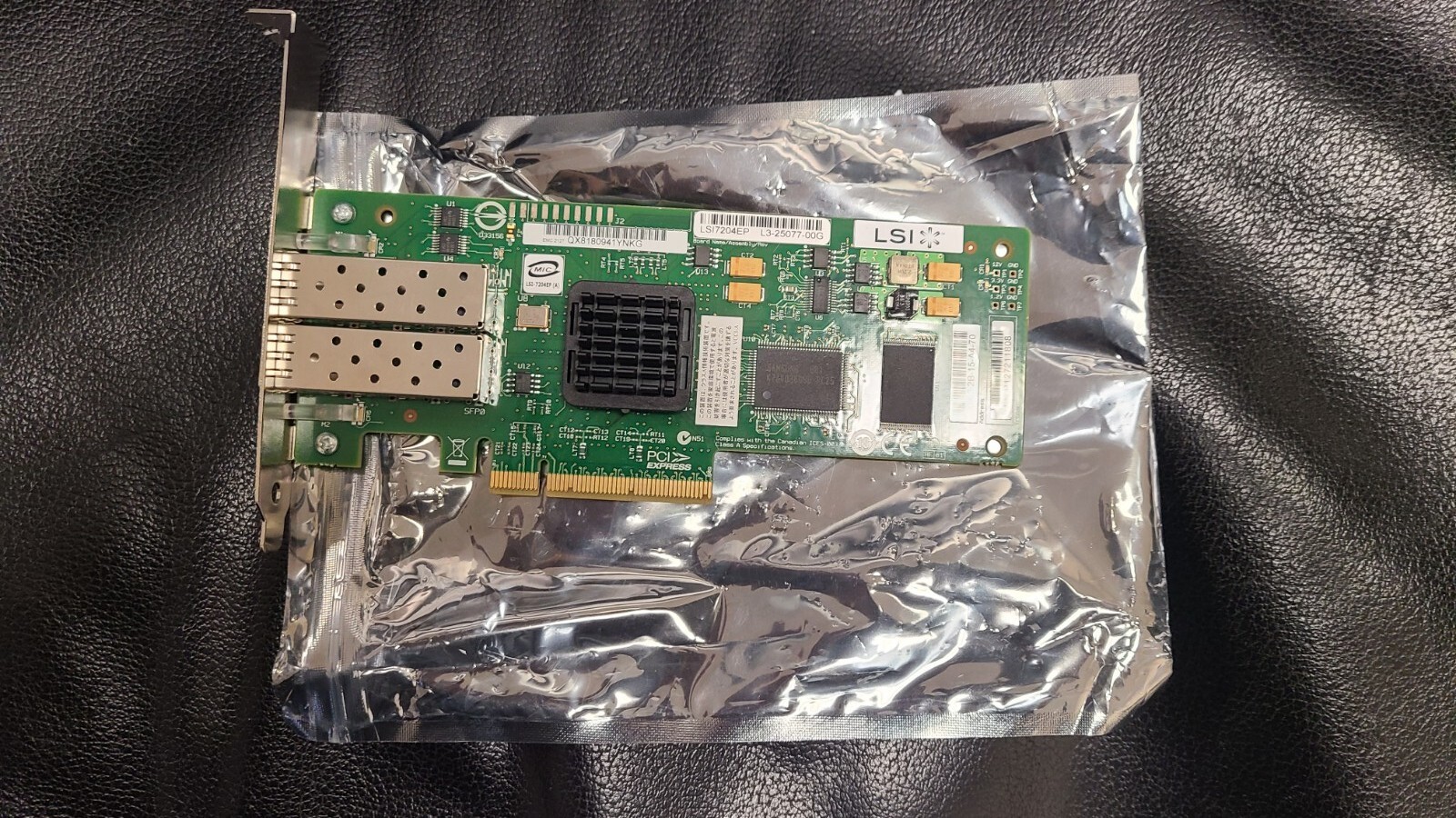 LSI Logic LSI7204EP-LC Dual-Port 4GB Fibre Channel PCI Controller Mac Pro Xserve