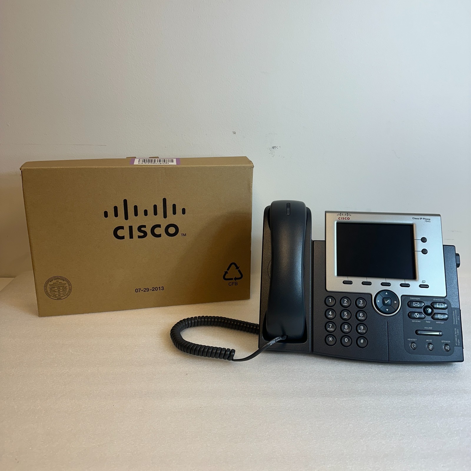 Cisco CP-7945G 7900 Series IP Phone New Open Box Untested