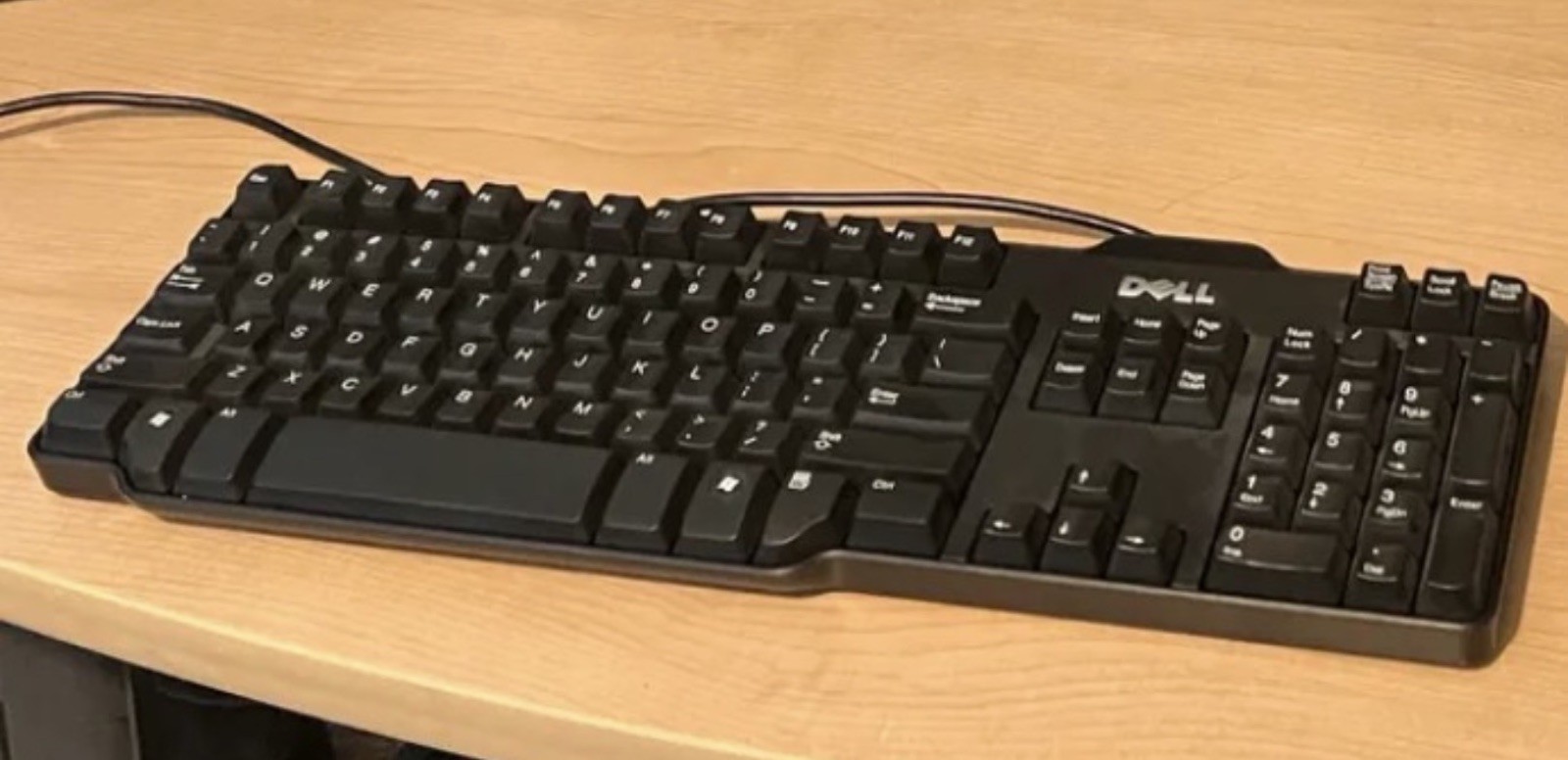 Dell L100 Keyboard 104 Key USB Keyboard Standard Typing Skills
