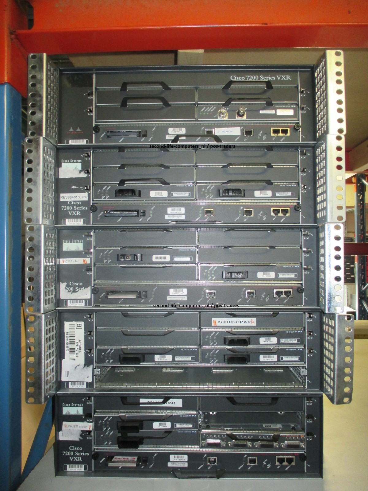 Cisco 7200 VXR Series Router 47-5380-03 inc: 800-08136-05, c7200-1/0-2FE/E