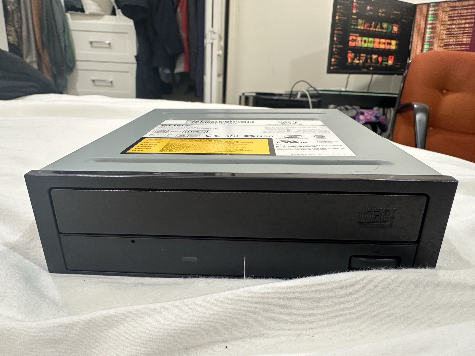 Sony CRX217E-DS Internal IDE PATA CD-RW Drive 48x24x48 Retro PC Vintage 2005