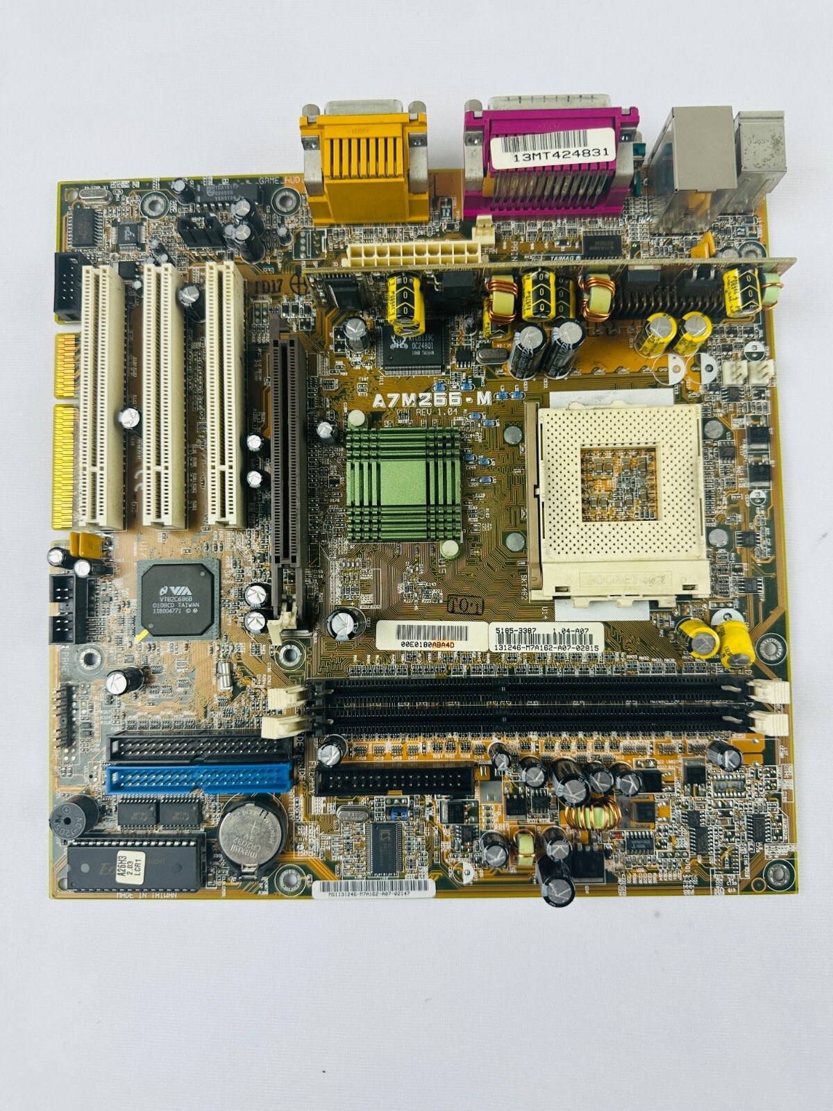 Tested Asus A7M266-M Rev 1.04 Motherboard