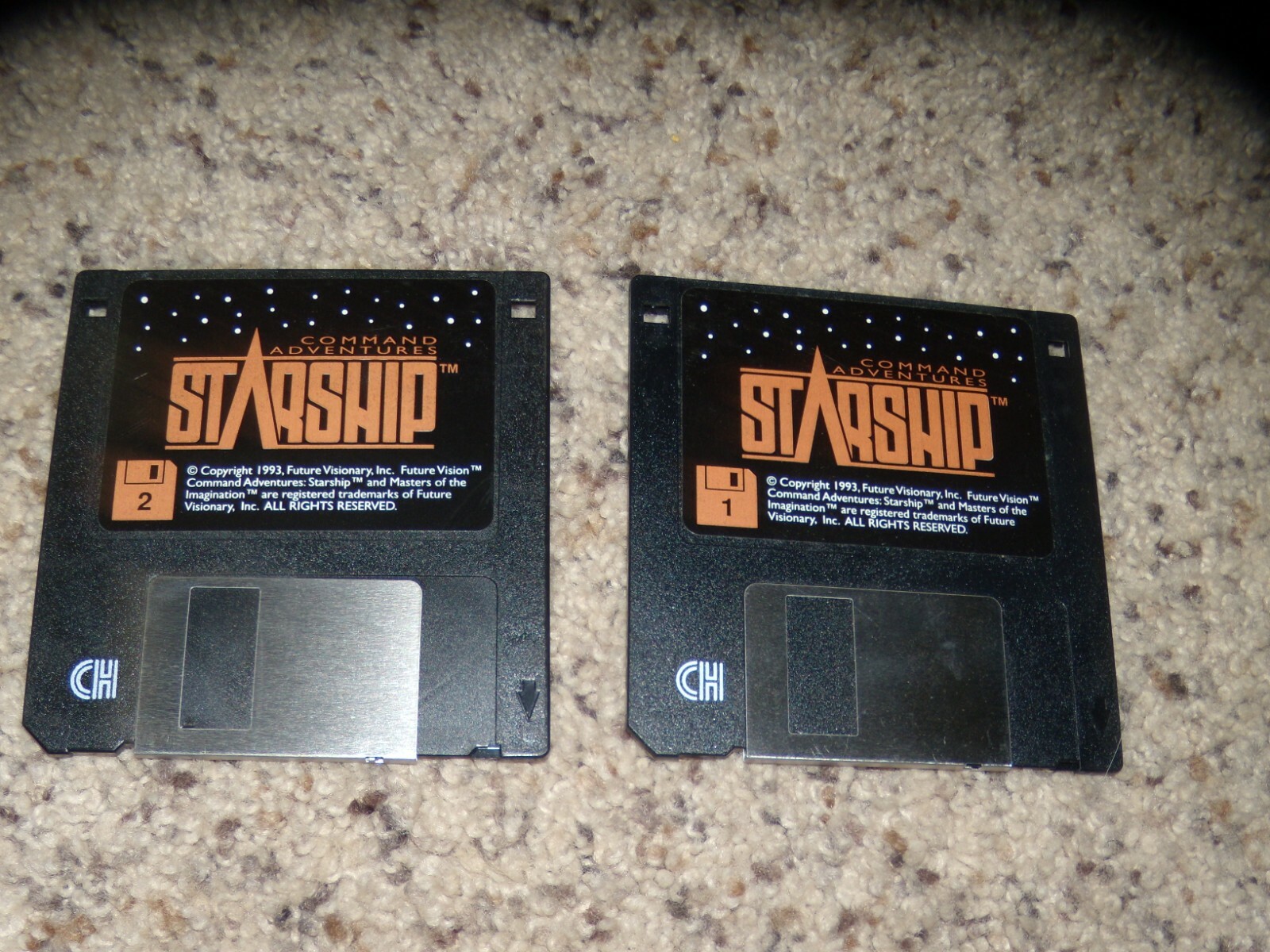 Command Adventures Starship Commodore Amiga on 3.5" disks