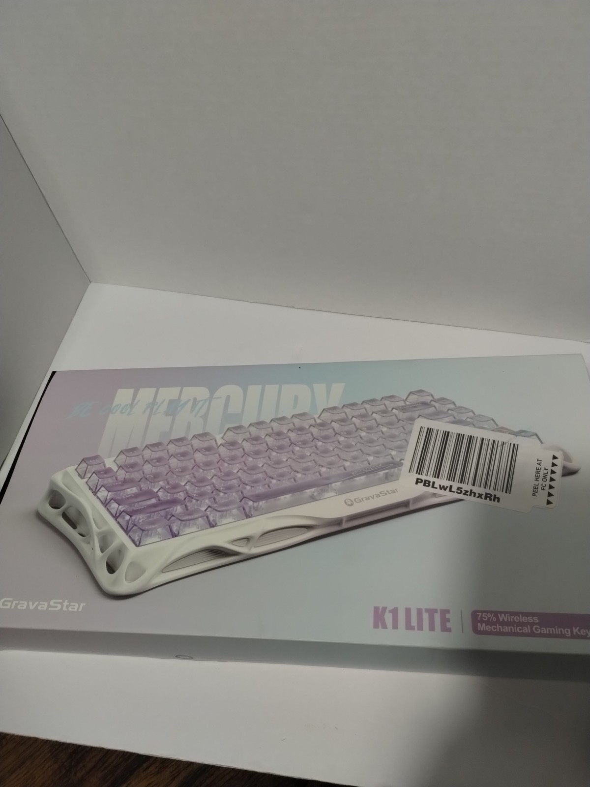 GravaStar K1 LITE Wireless Gaming Keyboard US TKL Gradient Color Unused