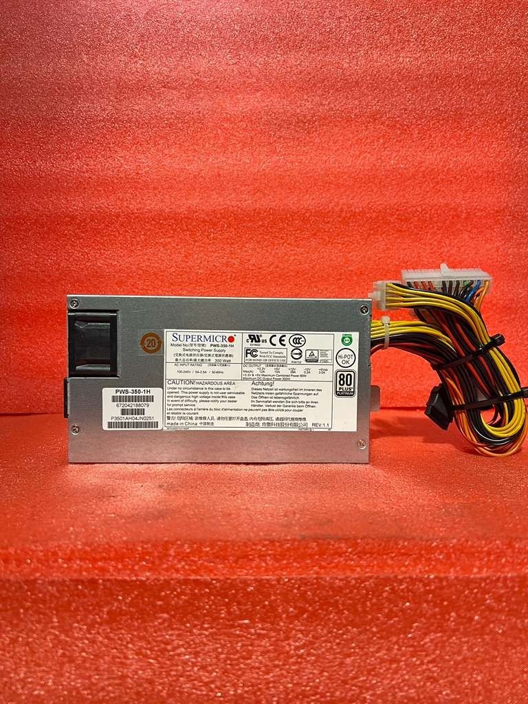 Supermicro PWS-350-1H 350W 1U Multi-Output Power Supply