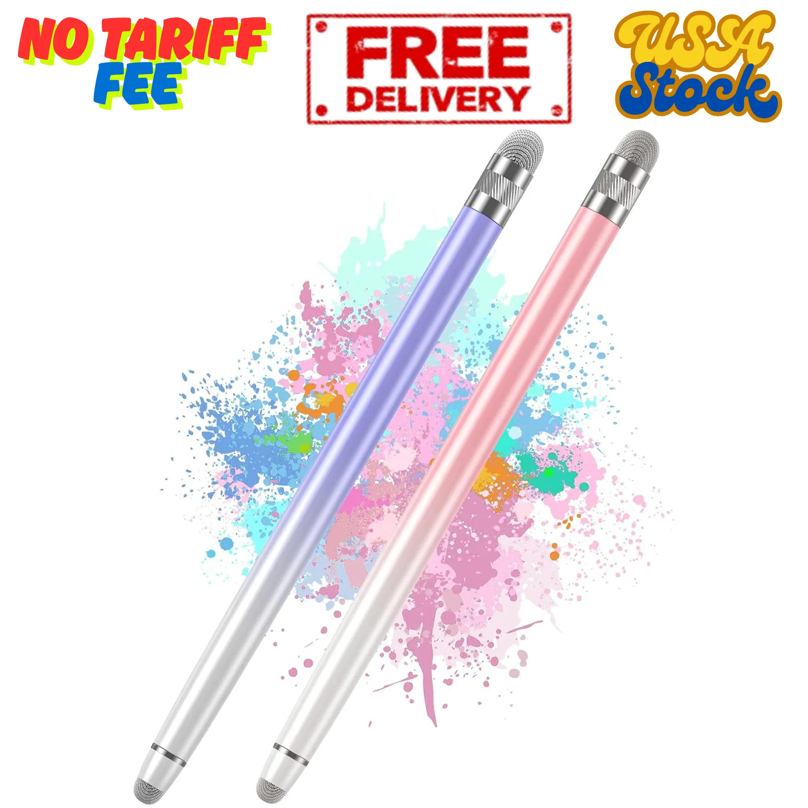 2 Pack Stylus Pen for Touchscreen High Sensitivity Precision Capacitive Pens