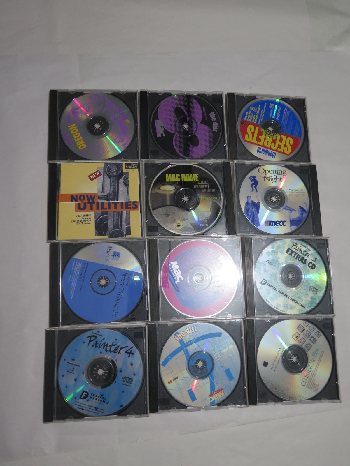 Lot: Vintage Mac Software on CD-Apple Macintosh