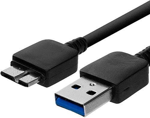 NTQinParts USB3.0 PC/Mac Transfer Sync Data Power Charge Cable 3 feet, Black 