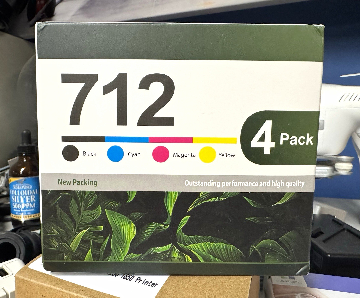Lomentics 712 Compatible Ink Cartridges for HP 4-Pack BK/C/M/Y