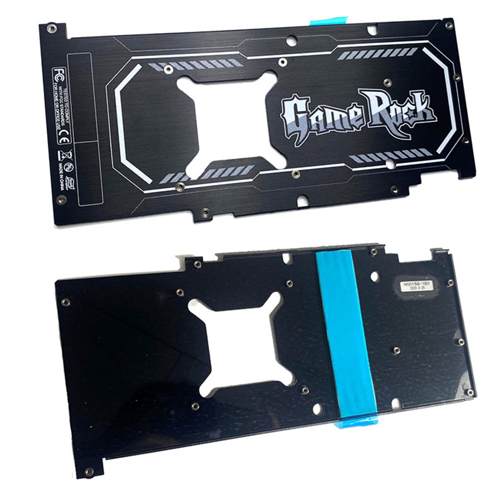 Graphics Card Back Plate Rear Panel Cover for PALIT RTX2060S 2070 2080Ti 2080S