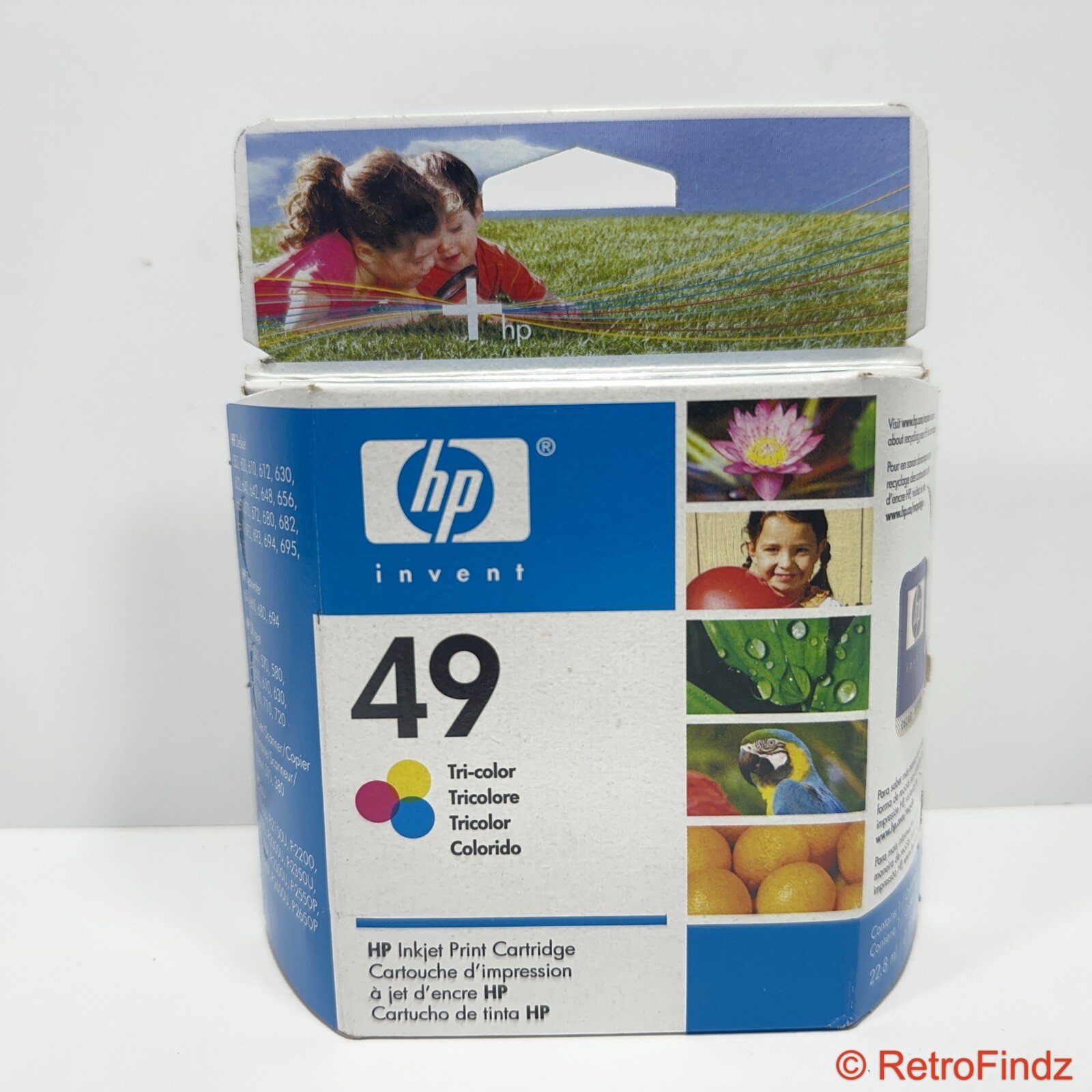 HP Invent 49 Inkjet Print Cartridge Tri-Color Sealed Unopened - Exp 05/2008