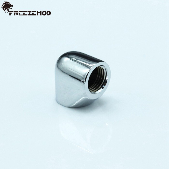 4 Pcs FreezeMod 90 Degree Angle G1/4" Extender Fitting Adapter Female to Female