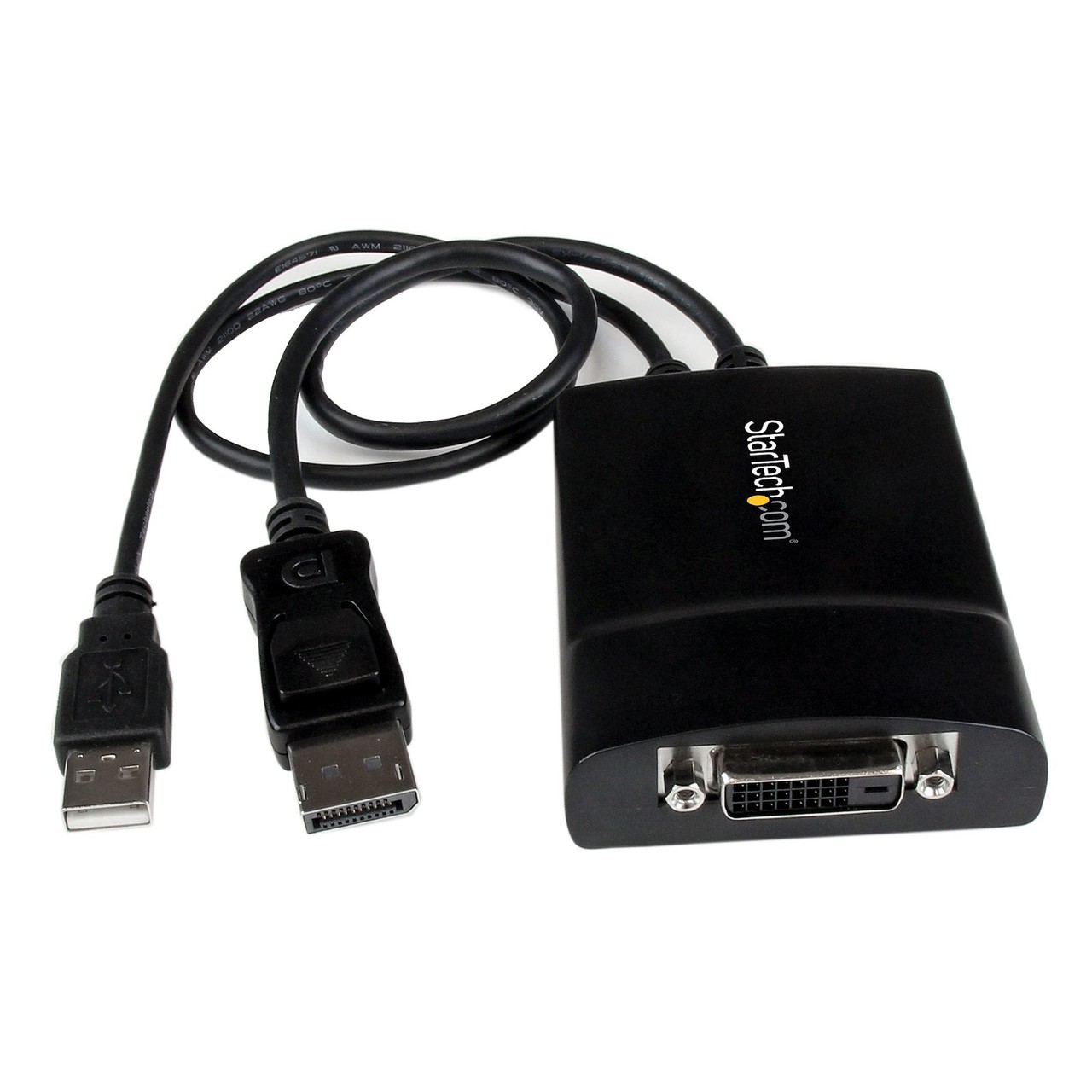 Startech DP TO DVI-D ADAPTER USB POWER 3YR