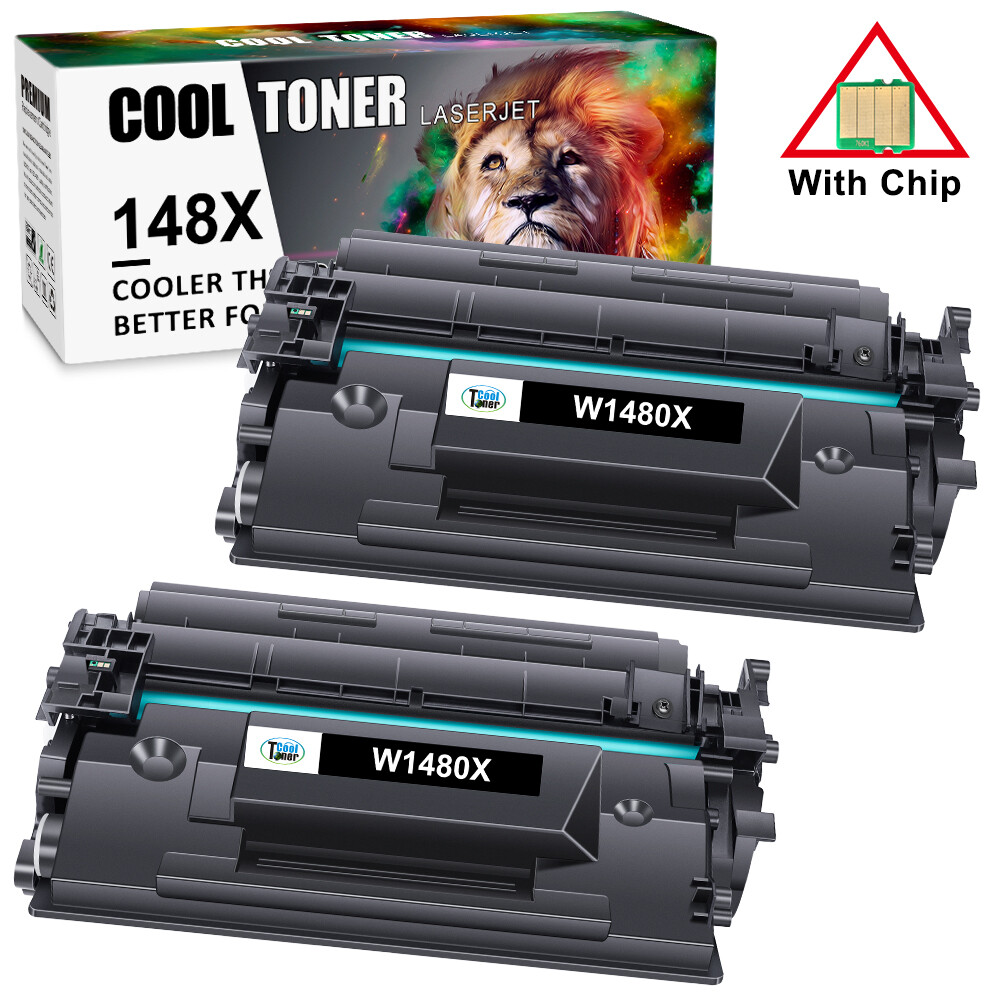 2X NEW Toner W1480X Compatible for HP LaserJet Pro 4001n/dn/dw 4101fdn WITH CHIP