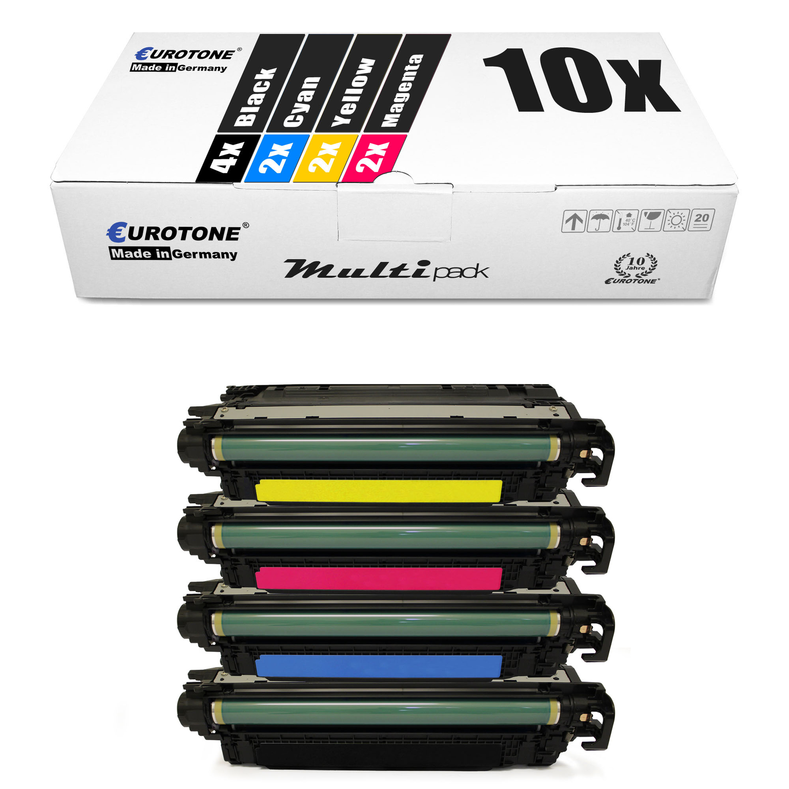 Eurotone Compatible Laser Toner XL for Canon I-Sensys LBP 7780, CRG-732 CMYK