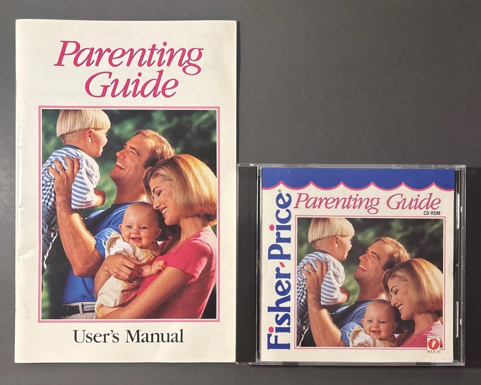Fisher Price 1996 Parenting Guide CD ROM & User Manual