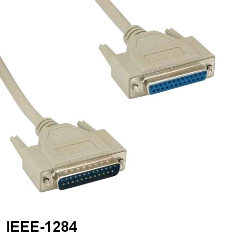 KNTK 6' IEEE-1284 DB25 Extension Cable Bi-Directional Cable Parallel Printer