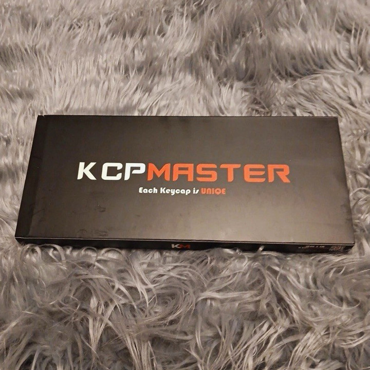 KCPMASTER K64 Mechanical Keyboard Keycap Set Purple Gray White