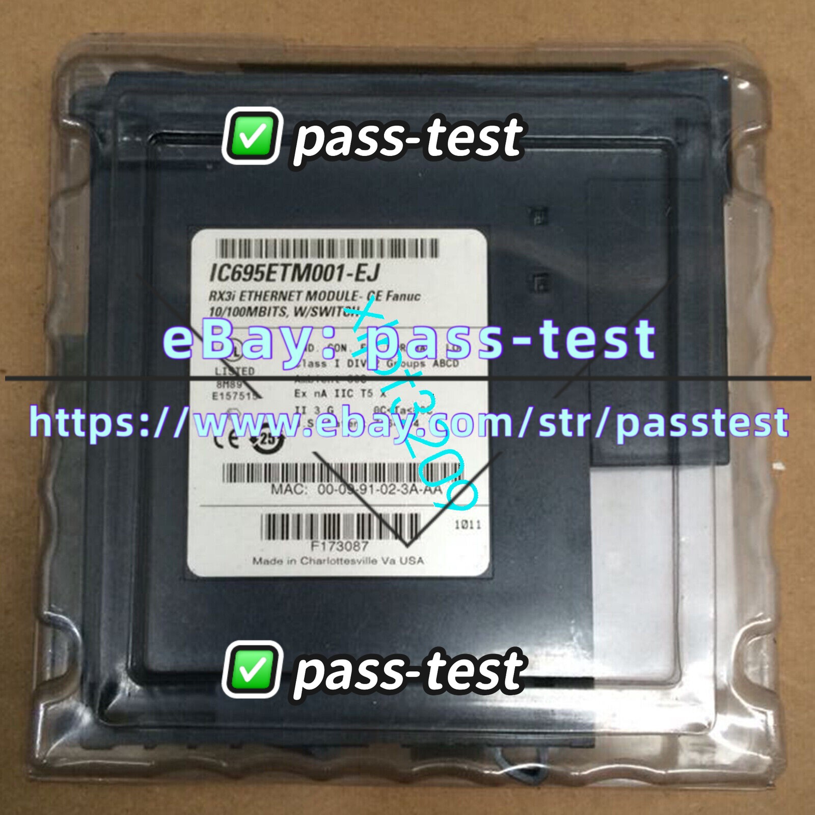 IC695ETM001-EJ GE New plc module FedEx or DHL