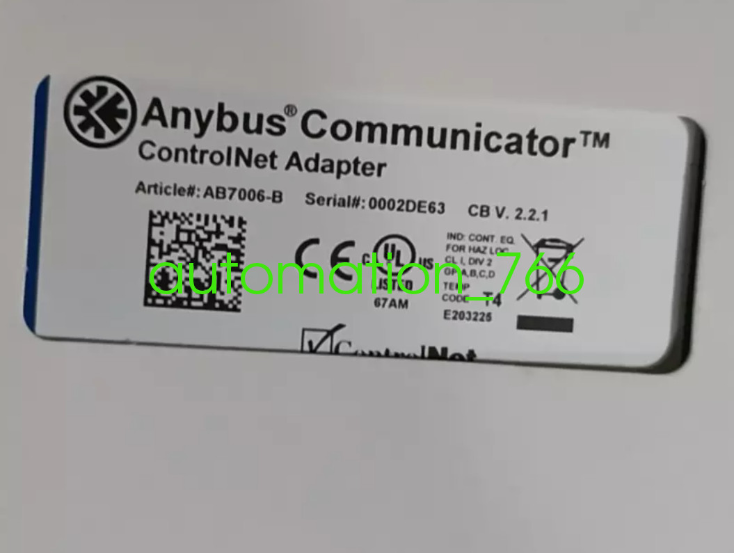 1PCS NEW Anybus AB7006-B Gateway module shipping Via DHL or Fedex