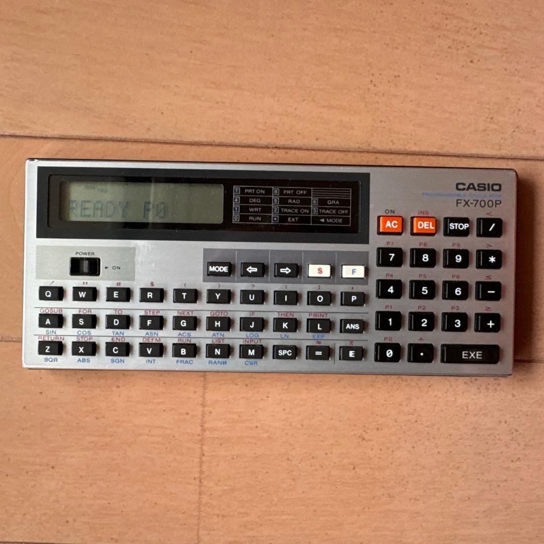 CASIO FX-700P Programmable Function Calculator with QWERTY Keyboard Vintage