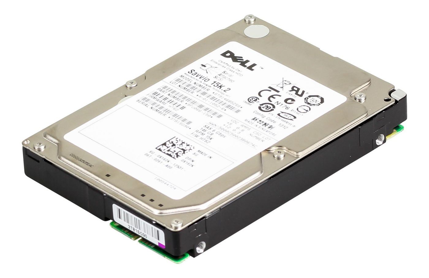 Dell W328K-RFB 0W328K-RFB Hard Drive 146G SAS6 15k, 2.5in. ~E~