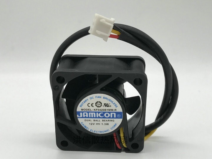JAMICON Fan KF0420B1MM-R DC12V 1.3W 4020 40*20MM 40mm 3Pin