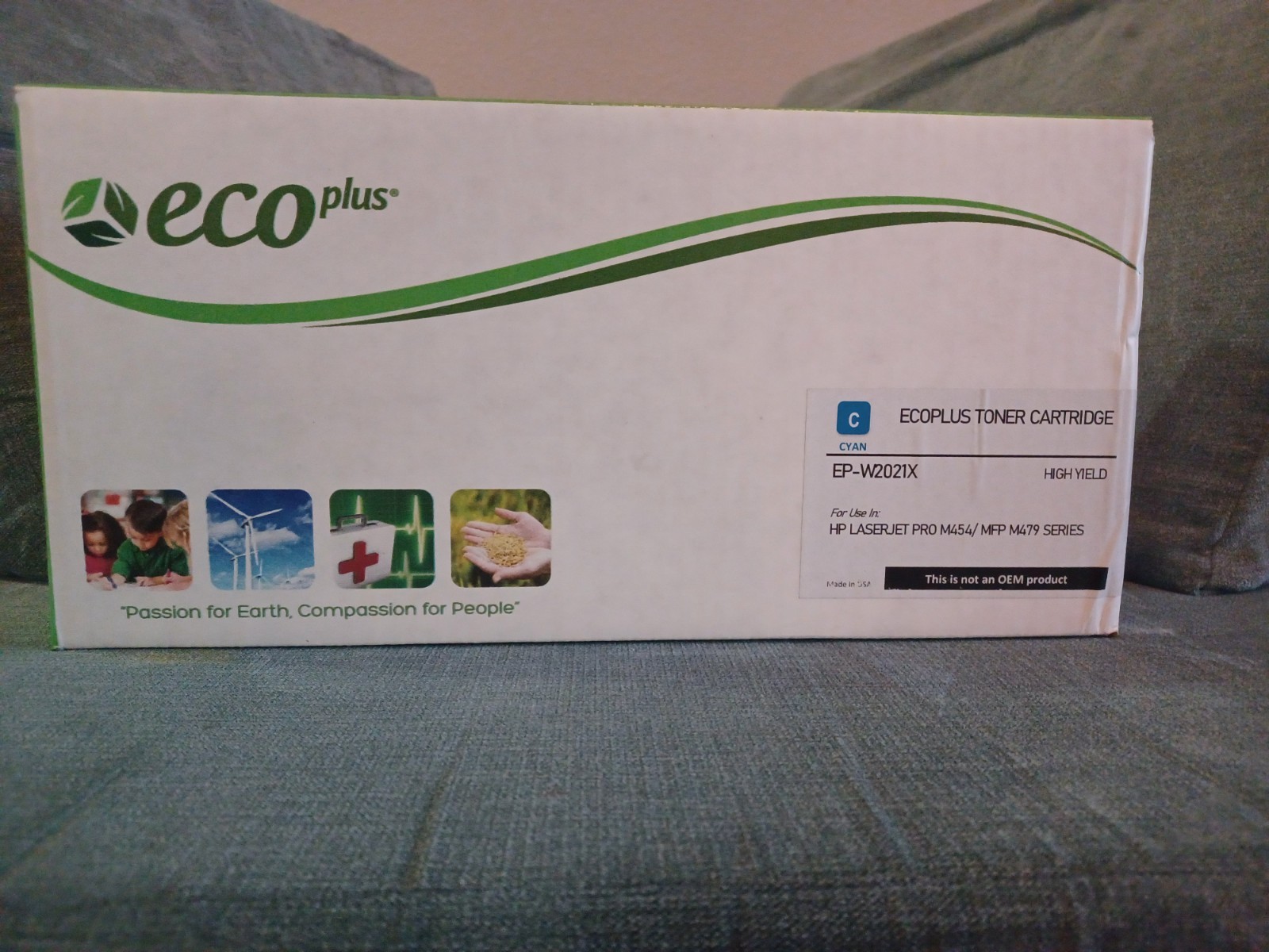 Eco Plus Cyan EP-W2021X For Use with HP M454/ MFP M479
