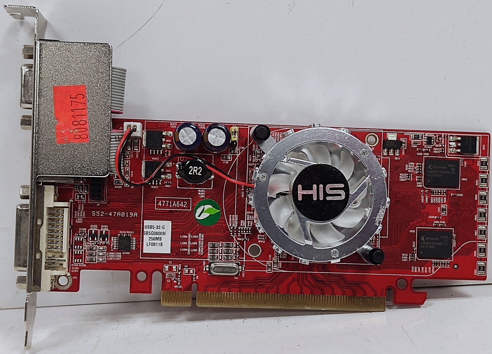 AMD X1550 SB5G-0600N 0SB5-32-G 256MB DDR2 ATI RADEON Graphics Card